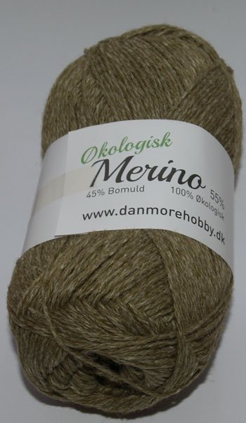 Garn Merino Uld olivengrøn 14