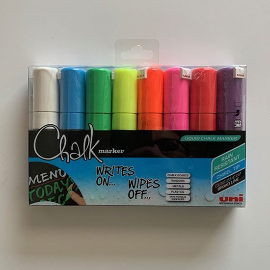 Uni Chalk Marker PWE-8K Broad, 8 mm